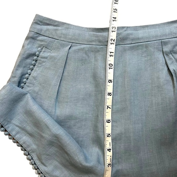 Lost in Lunar Women's Linen Blend High Waisted Shorts - Picture 8 of 9